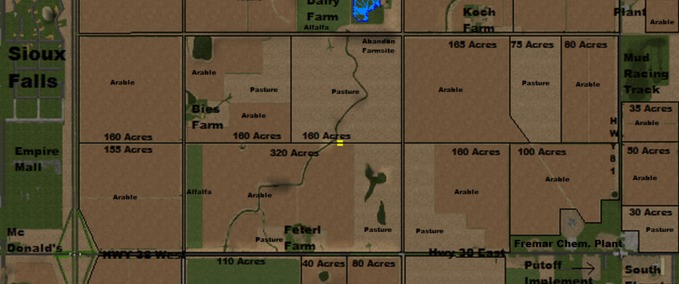 Maps Salem, South Dakota  Landwirtschafts Simulator mod