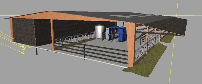 Gebäude mit Funktion Stallung Landwirtschafts Simulator mod