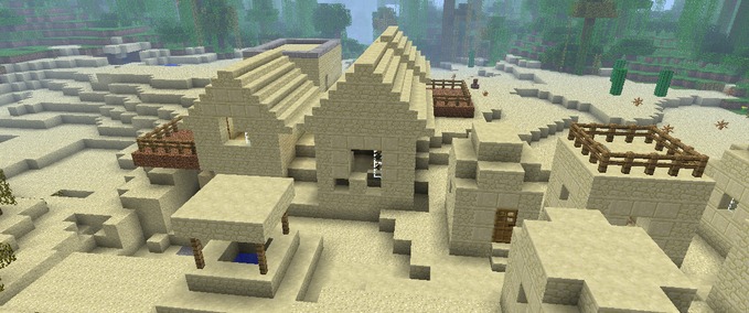 Mods Wüstendorf und Pyramide Minecraft mod