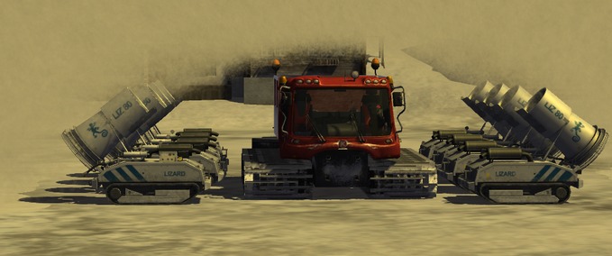 Schneeraupen Pistentaxi Skiregion Simulator mod