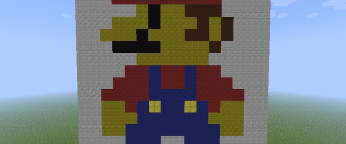 Maps Mario und Luigi Pixelart Minecraft mod