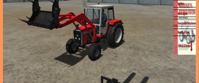 Massey Ferguson MF690 mit FL Landwirtschafts Simulator mod