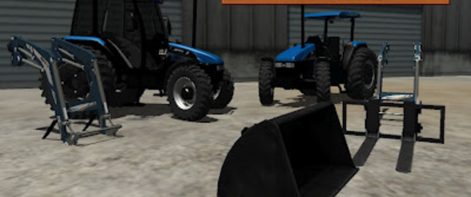 New Holland New Holland TL 75 + FL Pack  Landwirtschafts Simulator mod