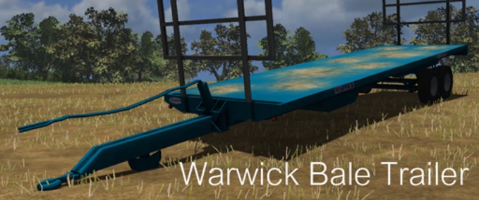 Sonstige Anhänger Warwick Bale Trailer  Landwirtschafts Simulator mod