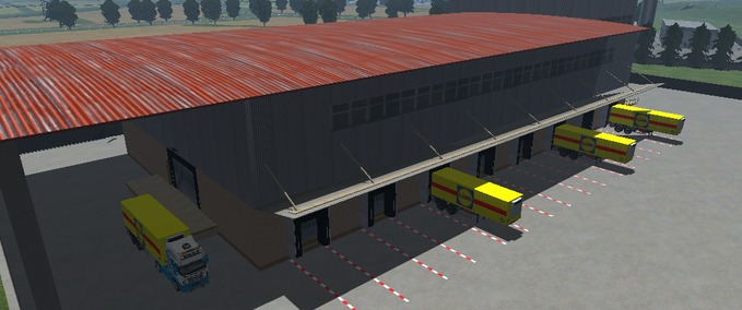 Gebäude mit Funktion Logistikcenter Landwirtschafts Simulator mod