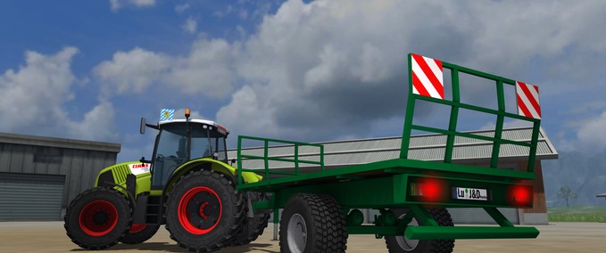 Ballentransport Einachsballenwagen Landwirtschafts Simulator mod