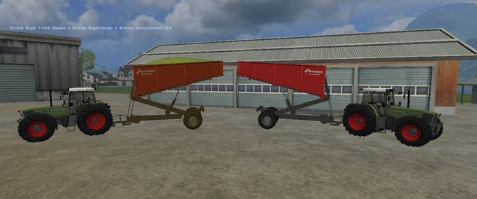 Überladewagen Kverneland Taarup  Landwirtschafts Simulator mod