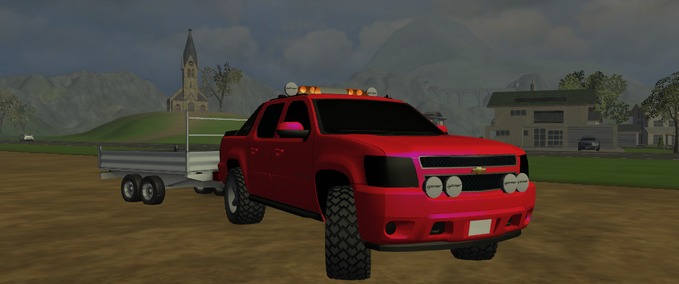2010 Chevrolet Avalanche and Trailer Mod Image