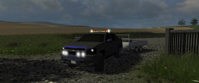 PKWs Chevrolett mit Anhänger  Landwirtschafts Simulator mod