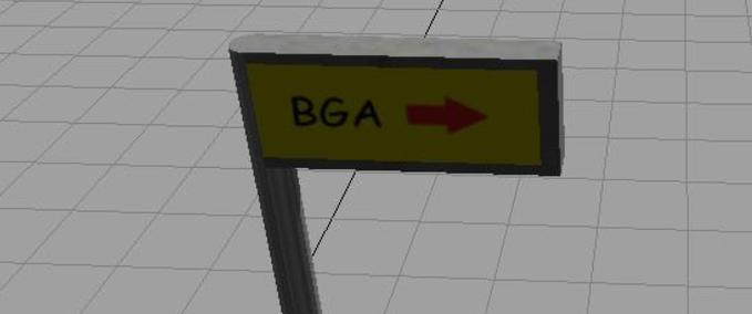 Objekte Schild BGA Landwirtschafts Simulator mod
