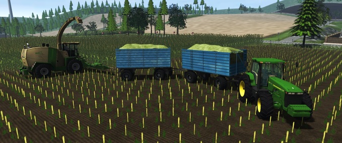 Drehschemel HW 80 SHA Blau Landwirtschafts Simulator mod