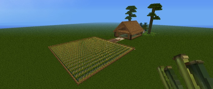 Maps Ein Märchenhaus mit grossen Garten Minecraft mod