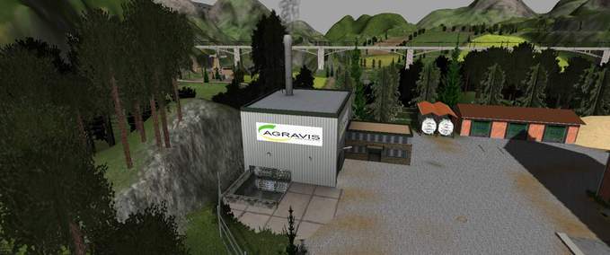 Gebäude mit Funktion Strohkraftwerk / Stkw Landwirtschafts Simulator mod
