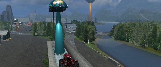 Gebäude mit Funktion Logo Turm Landwirtschafts Simulator mod