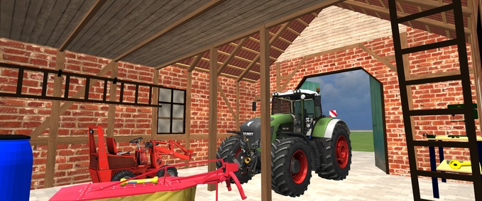 Gebäude Alter Kotten / Scheune mit Video Tutorial High Detail Landwirtschafts Simulator mod
