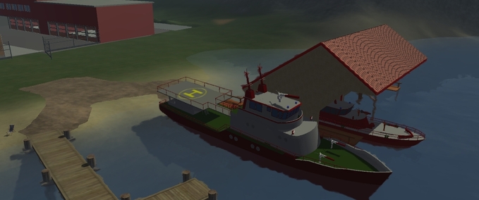 Sonstige Fahrzeuge Feuerloeschboote Landwirtschafts Simulator mod