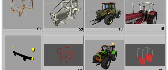 Sonstige Fahrzeuge Forstschutz Anbauteile Landwirtschafts Simulator mod