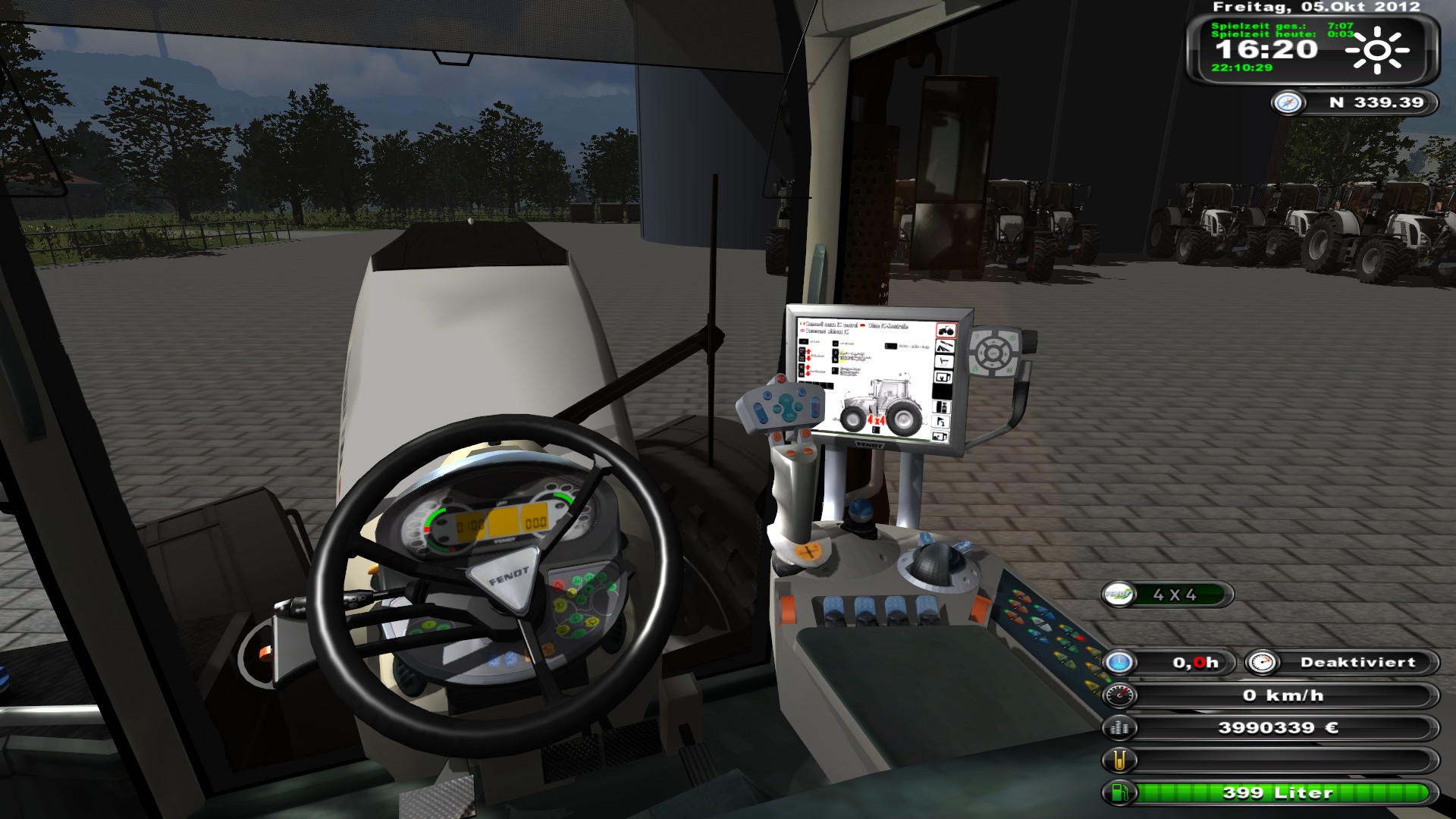Fendt Vario 724 SCR Sonderlakierung Weiss von T.I.F und ModHoster-Teamwerkstatt - Thumbnail 1