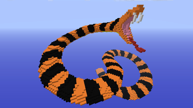 giant minecraft snake mod