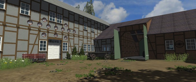 Gebäude mit Funktion Bauernhof aus Real World vs Playable Landwirtschafts Simulator mod