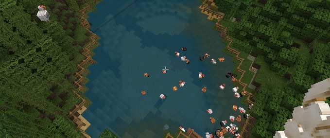 Maps map im wald Minecraft mod