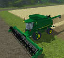 John Deere 9750STS Packed with Header Mod Thumbnail