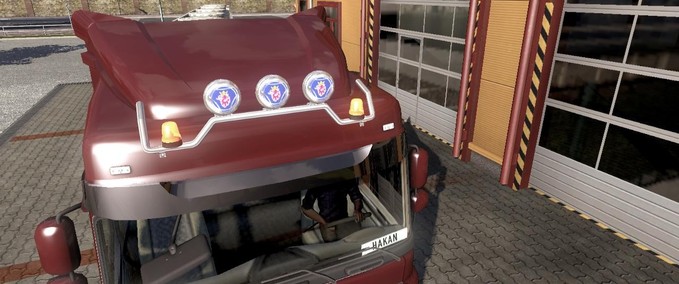 Trucks Dachscheinwerfer powerd by Scania Eurotruck Simulator mod