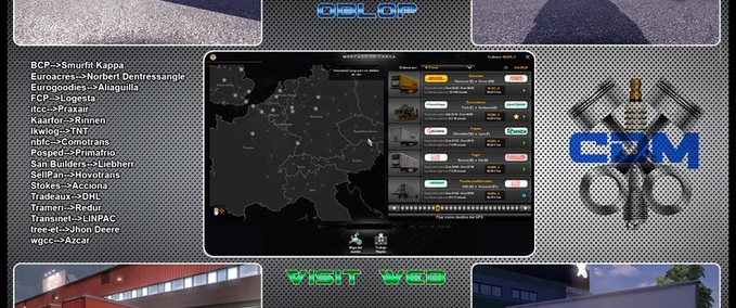 Mods Skinpack by oblop Eurotruck Simulator mod