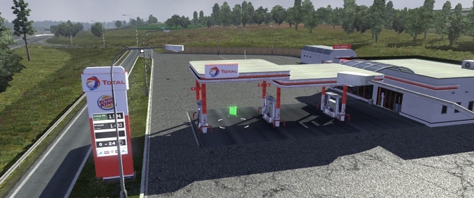 Skins ETS 1.1.3 Real Fuel Station Eurotruck Simulator mod