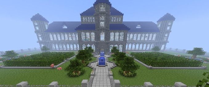 Maps Schloss Blue Castle Minecraft mod