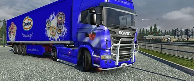 Skins Schuhmacher Scania Combo Skin  Eurotruck Simulator mod