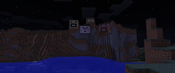 Minecraft Mount Rushmore Mod Image