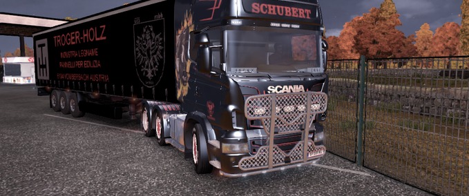 Skins ETS2 Schuberttrailer skin  Eurotruck Simulator mod