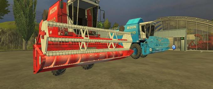 Sonstige Selbstfahrer Bizon Z110 Red & Blue Landwirtschafts Simulator mod