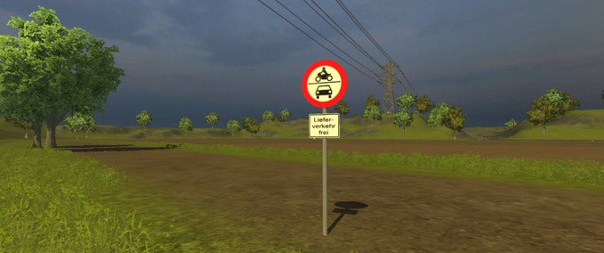 Objekte Straßenschild  im Shop Landwirtschafts Simulator mod