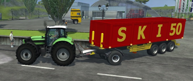 Auflieger Schmitz SKI 50 semi traler Landwirtschafts Simulator mod