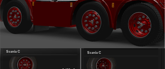 Sonstige Scania Custom Wheels Eurotruck Simulator mod