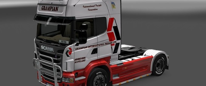 Skins Scania Grampian/ Scotland Eurotruck Simulator mod