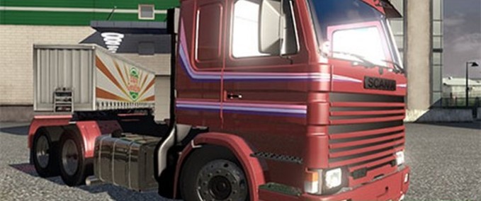 Trucks Scania 113H truck with interior  Eurotruck Simulator mod