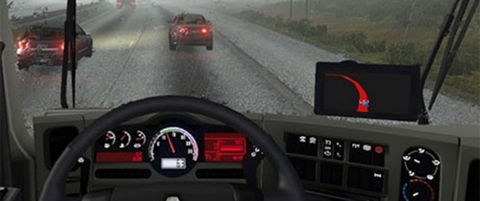 Interieurs New GPS Renault Premium  Eurotruck Simulator mod
