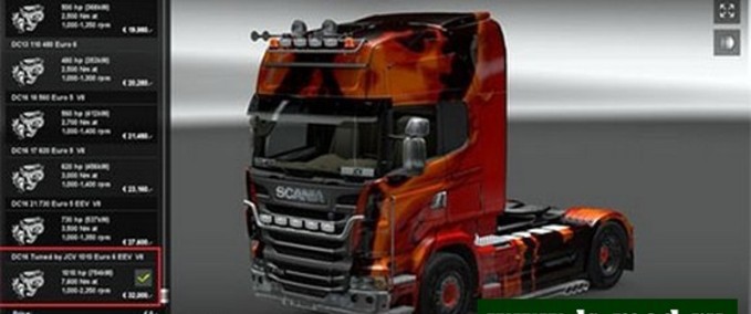 Sonstige Tuned Scania motor 1010 HP  Eurotruck Simulator mod