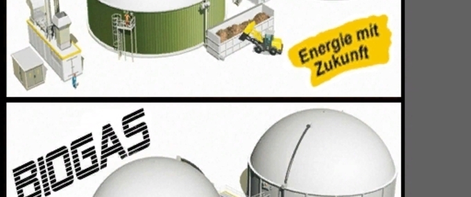 Objekte Schild für die Biogasanlage Landwirtschafts Simulator mod