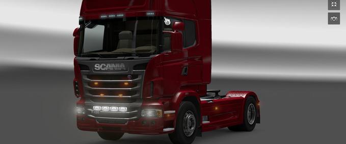 Sonstige Orange Lampen und Lampen ohne Bügel für Scania-Frontgrill Änderung Eurotruck Simulator mod