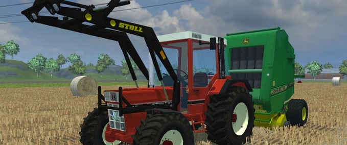 IHC IHC 844XL mit Stoll Frontlader Landwirtschafts Simulator mod