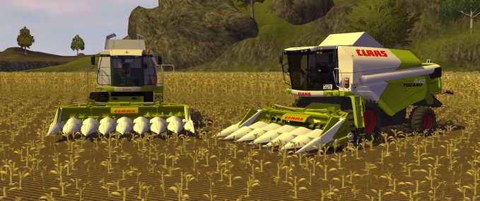 Schneidwerke & Schneidwerkswagen Claas Conspeed Schneidwerke mit Mais animation Landwirtschafts Simulator mod