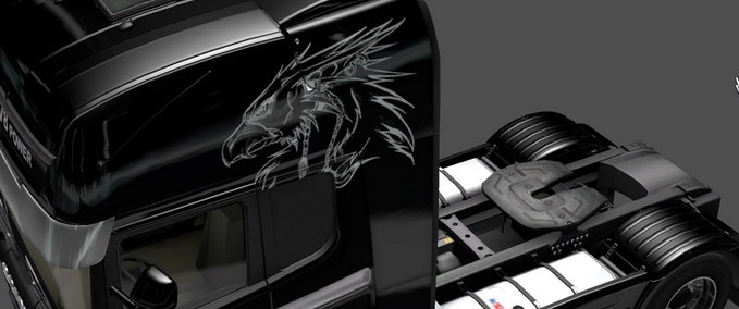 Skins Scania Griffin V8 Power paintjob Eurotruck Simulator mod