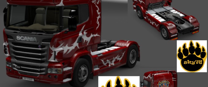 Trucks SCANIA POWER Eurotruck Simulator mod