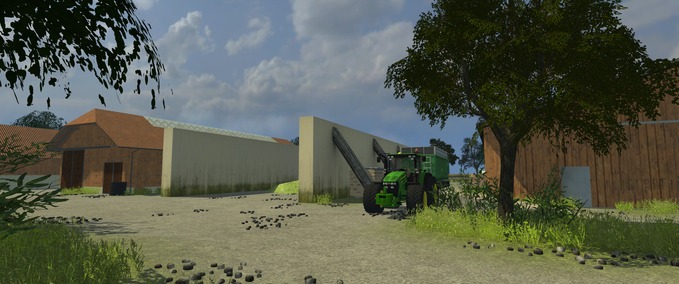 Gebäude mit Funktion Silage mit einzelnen Wänden Landwirtschafts Simulator mod