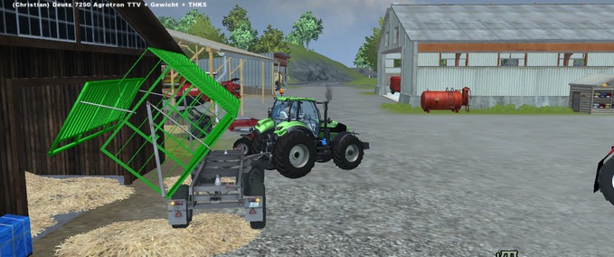 Ballentransport THK 5 Ballenwagen Landwirtschafts Simulator mod