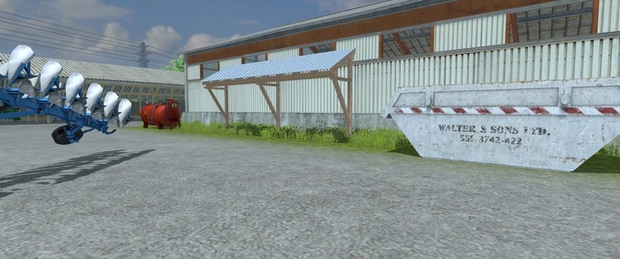 Platzierbare Objekte Vordach Landwirtschafts Simulator mod